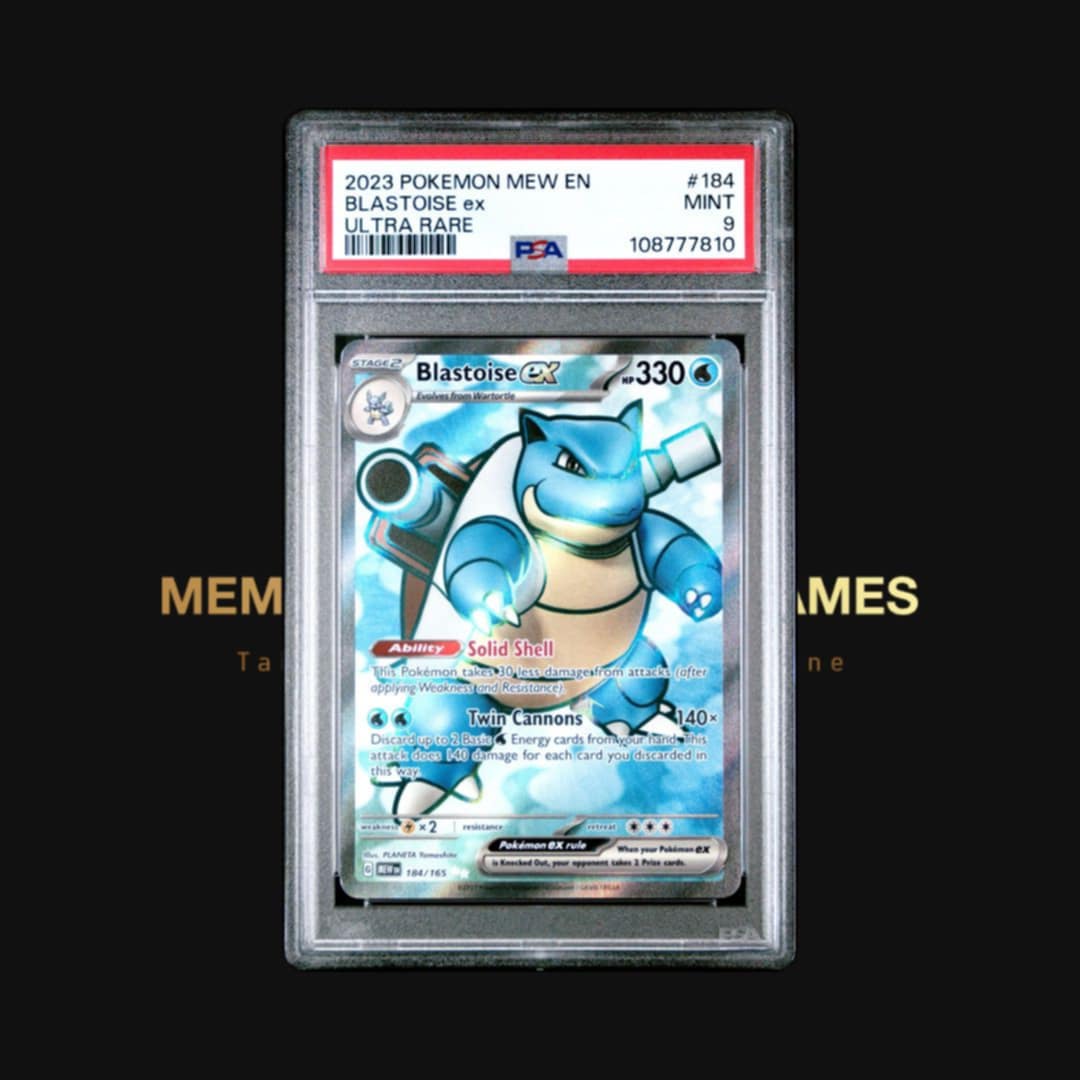 Blastoise ex Ultra Rare - SV: Scarlet & Violet 151 PSA: 9