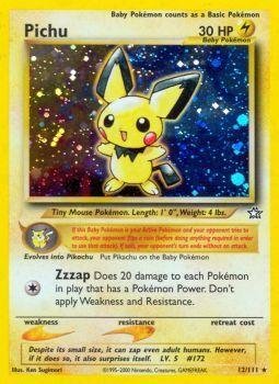 Pichu 2000 Neo Genesis Holo Ungraded
