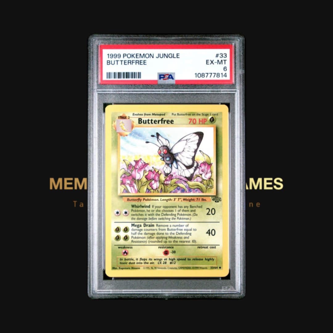 Butterfree - Jungle Unlimited Base Set - PSA: 6
