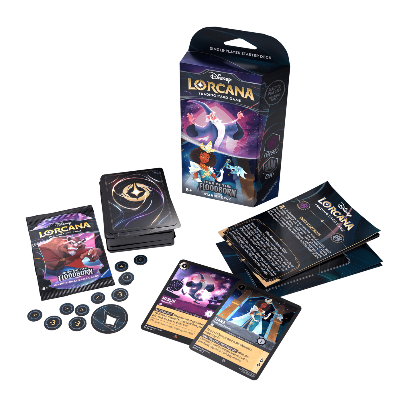 Disney Lorcana Rise of the Floodborn Starter Deck