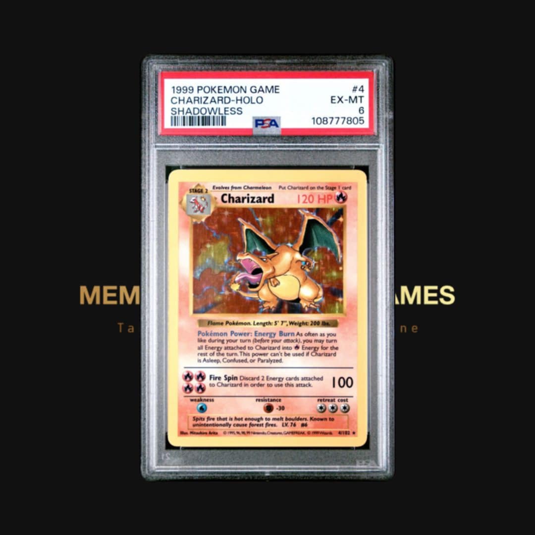 Charizard - Base Set Holo (Shadowless) PSA: 6