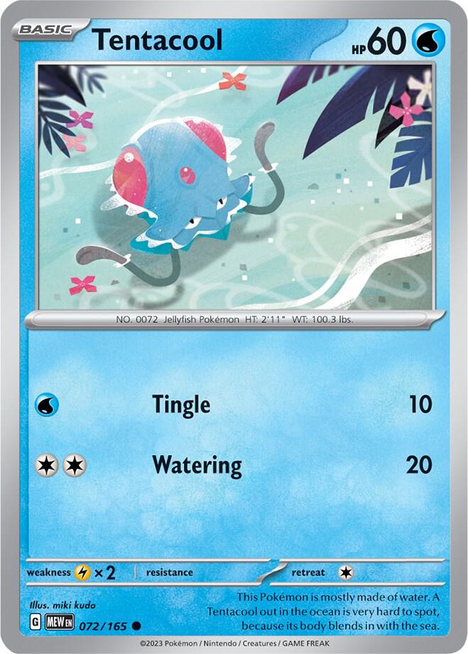 Tentacool - SV: Scarlet & Violet 151 (MEW)