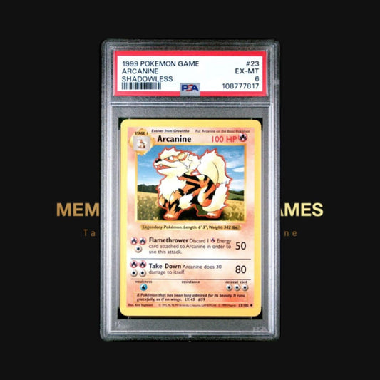Arcanine - Shadowless Base Set - PSA: 6