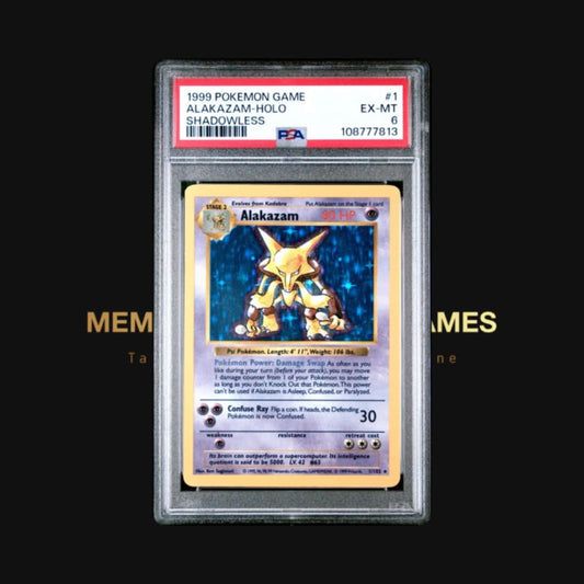 Alakazam Holo - Shadowless Base Set - PSA: 6
