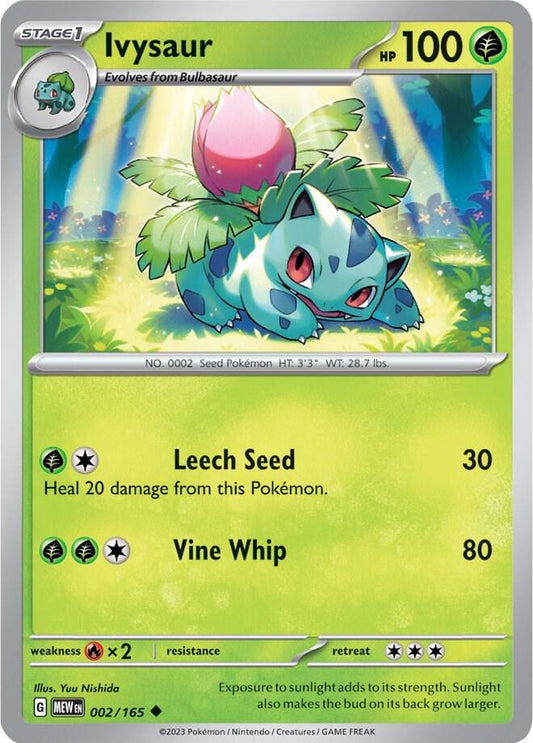 Ivysaur - 002/165 - SV: Scarlet & Violet 151 (MEW)