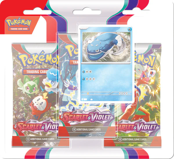 Scarlet & Violet 3 Pack Blister [Dondozo]