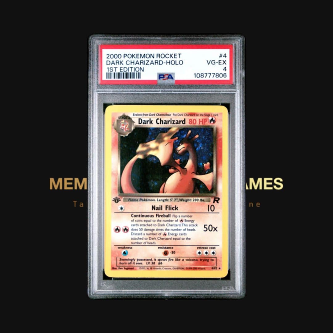Dark Charizard - Team Rocket Holo 1st Edition PSA: 4