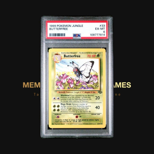 Butterfree - Jungle Unlimited Base Set - PSA: 6