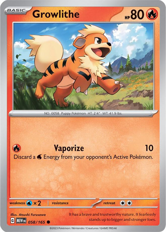 Growlithe - SV: Scarlet & Violet 151 (MEW)