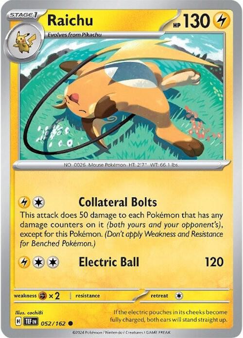 Raichu - SV05: Temporal Forces (TEF)
