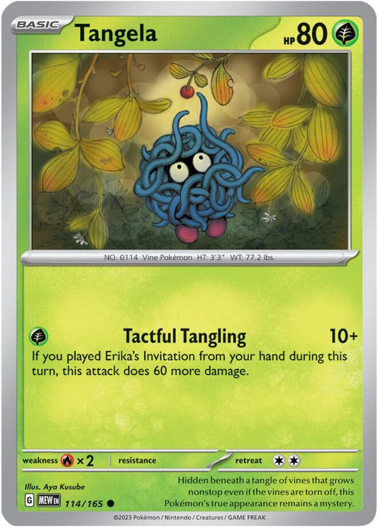 Tangela - 114/165 - SV: Scarlet & Violet 151 (MEW)